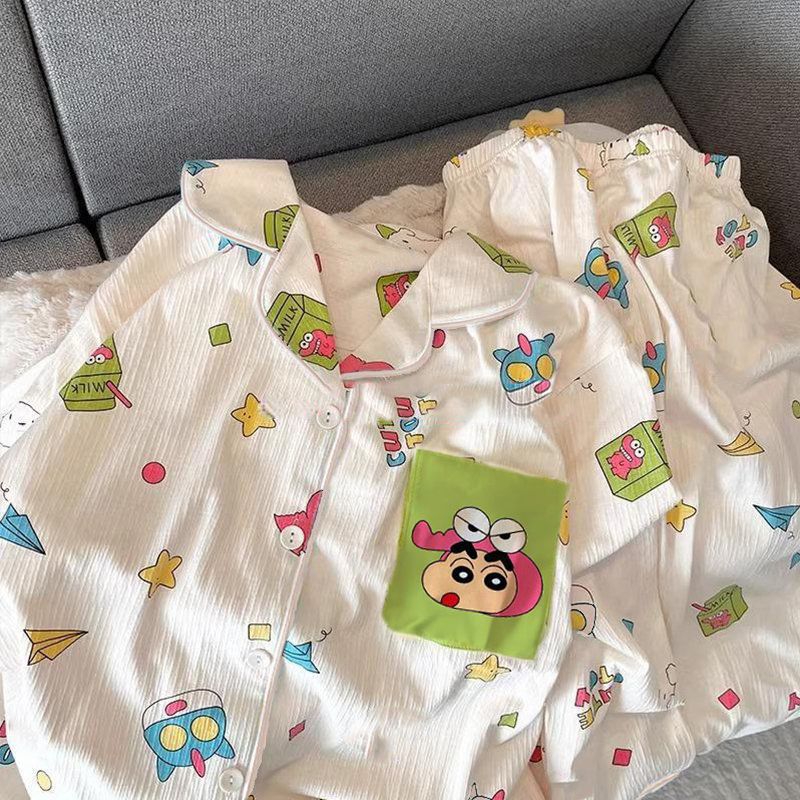 Summer Away Clothing - Conjunto de Pijamas de Verão Crayon