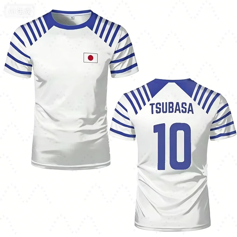 Summer Edition Clothing - Camiseta Unissex Hot Captain Tsubasa Anime
