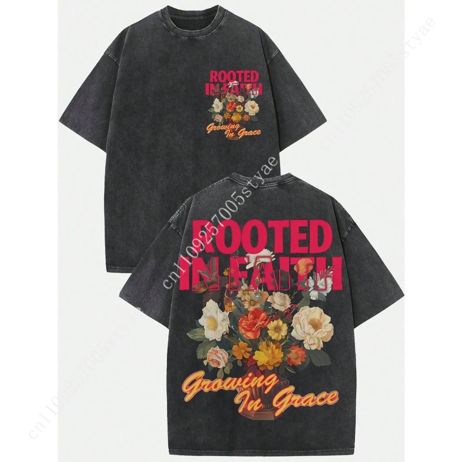 Summer Quilt - Camiseta Vintage Feminina Lavada 230gsm de
