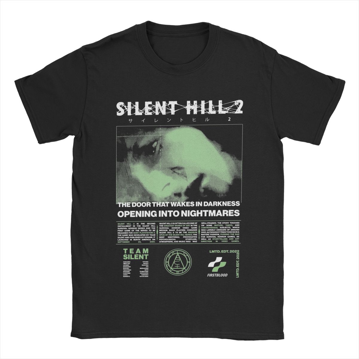 Summer Hill Clothing - Camiseta masculina Silent Hill 2, roupas