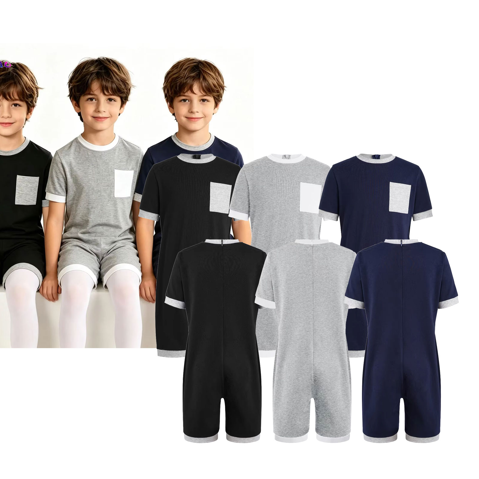 Summer Clothing Needs - Conjunto de 3 Peças de Roupas