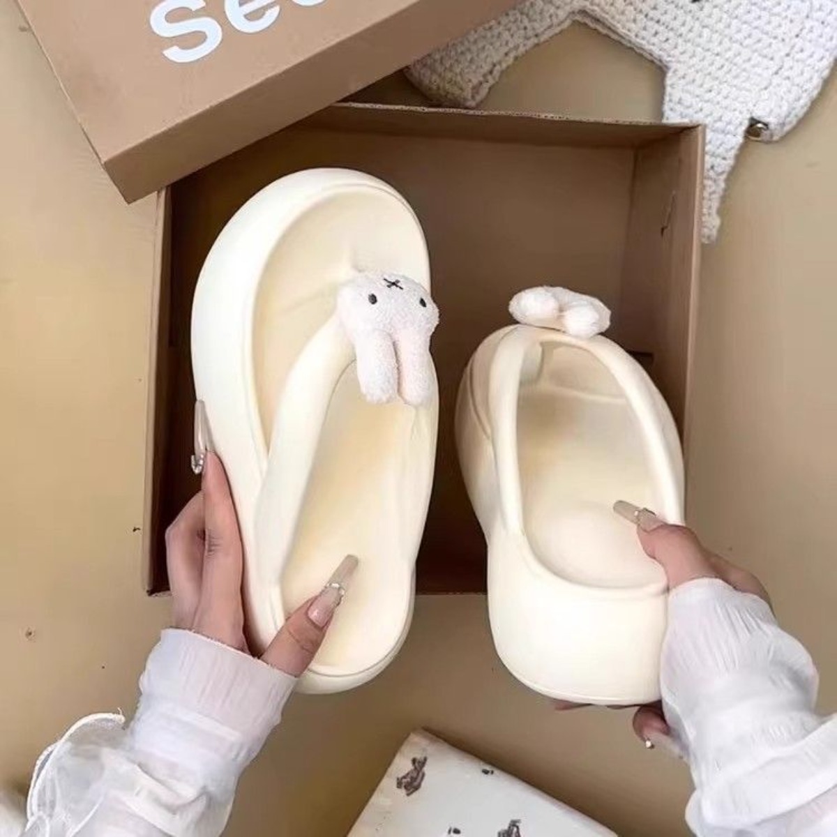 Chinelo Kawaii Miffy em EVA, S - Summer Away Clothing avaliação e preço