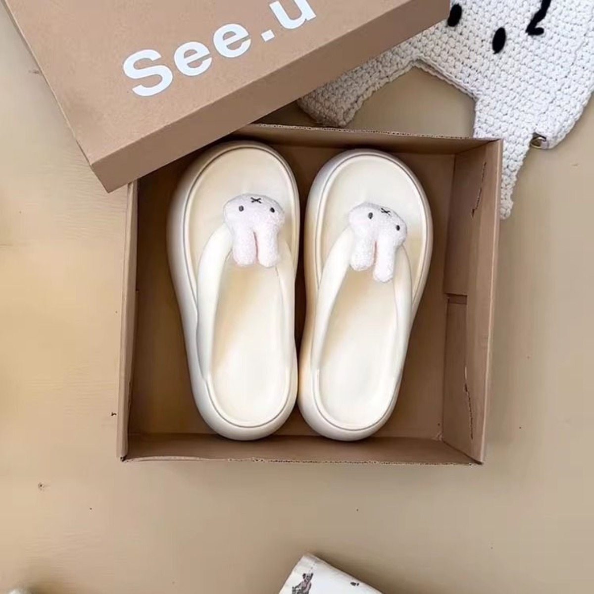 Chinelo Kawaii Miffy em EVA, S - Summer Away Clothing avaliação e preço