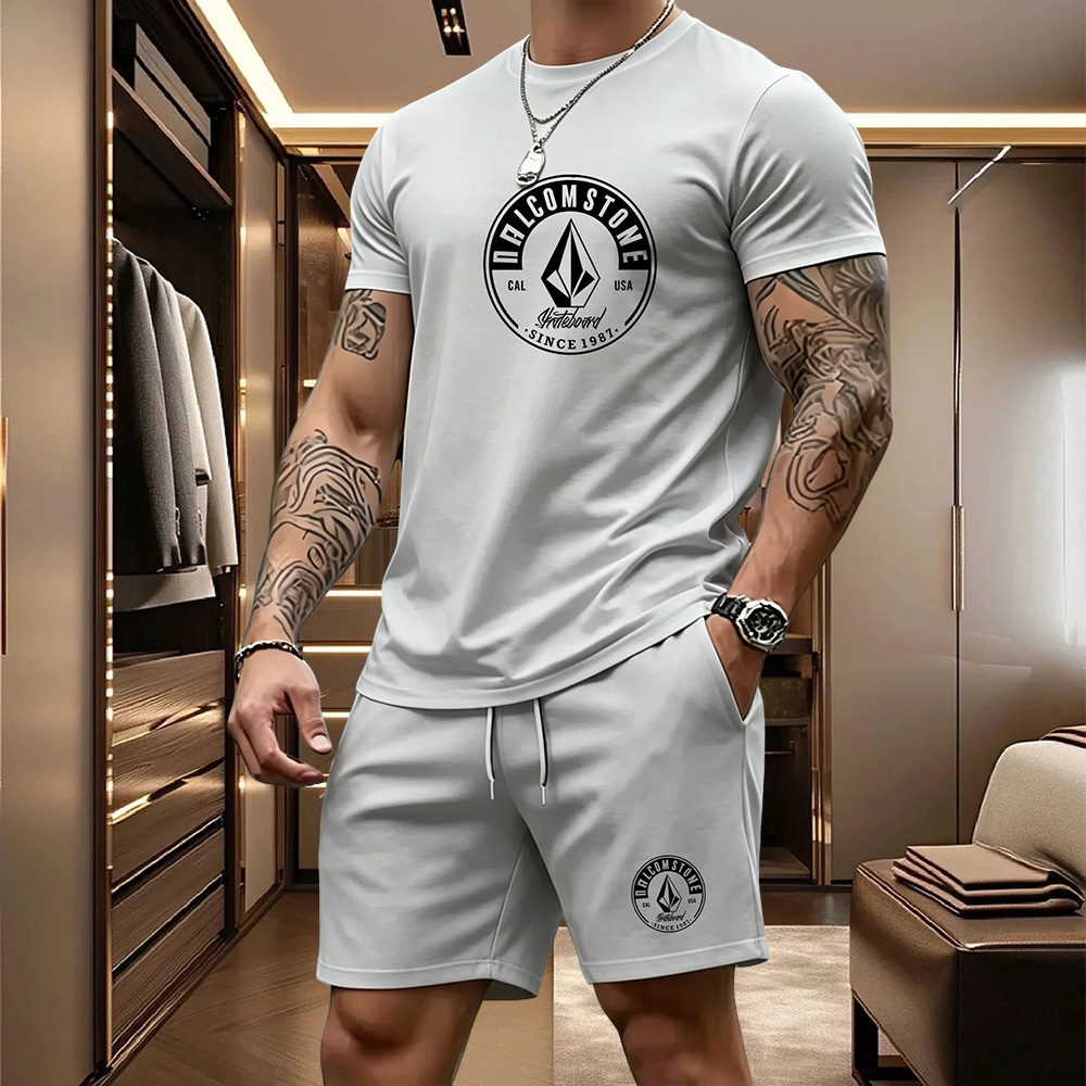 Conjunto Casual Masculino de 2 - Summer Clothing Outfits avaliação e preço