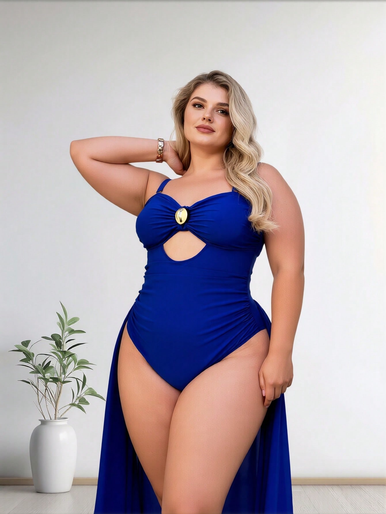 Novo Maiô Feminino Plus Size A - Swimsuit One Piece avaliação e preço