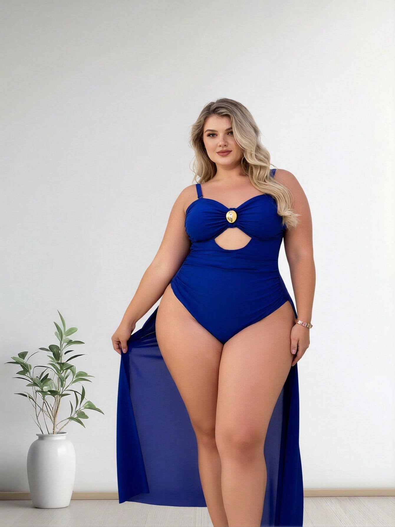 Novo Maiô Feminino Plus Size A - Swimsuit One Piece avaliação e preço