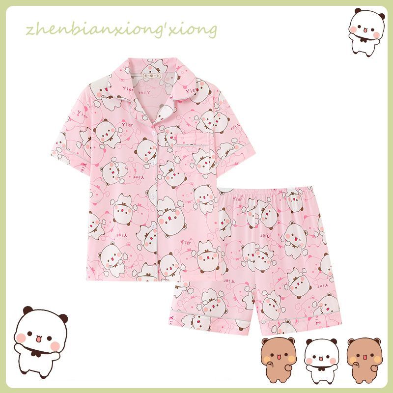 Pijamas Panda Bubu e Yier com  - Summer Edition Clothing avaliação e preço